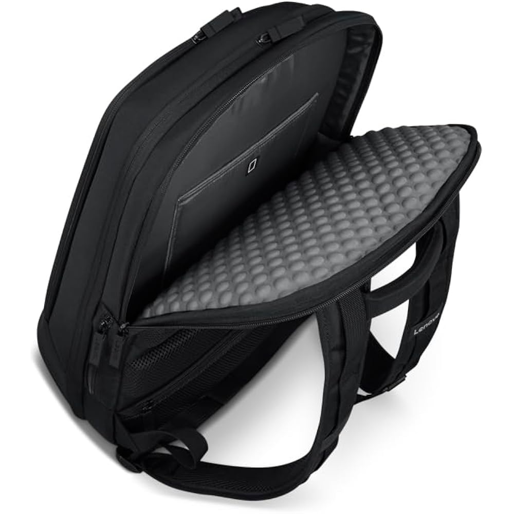 Lenovo - Legion 17” Armored Backpack – Gaming Laptop Bag – Double Layered Protection – Dedicated Storage Pockets – Durable Pack With Eva Front Shield