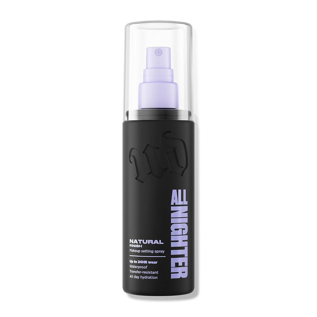 Urban Decay All Nighter Waterproof Makeup Setting Spray - Up To 24Hr Wear, Natural Finish, Ultra-Fine Facial Mist, Transfer-Resistant, Foundation Face Primer, Hydrating, For All Skin Types