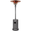Amazon Basics 46,000 Btu Portable Outdoor Propane Patio Heater With Wheels, Commercial & Residential With Water Tank, Adjustable Heat Output, 9-Foot Radius, Slate Gray, 32.1"L X 32.1"W X 91.3"H