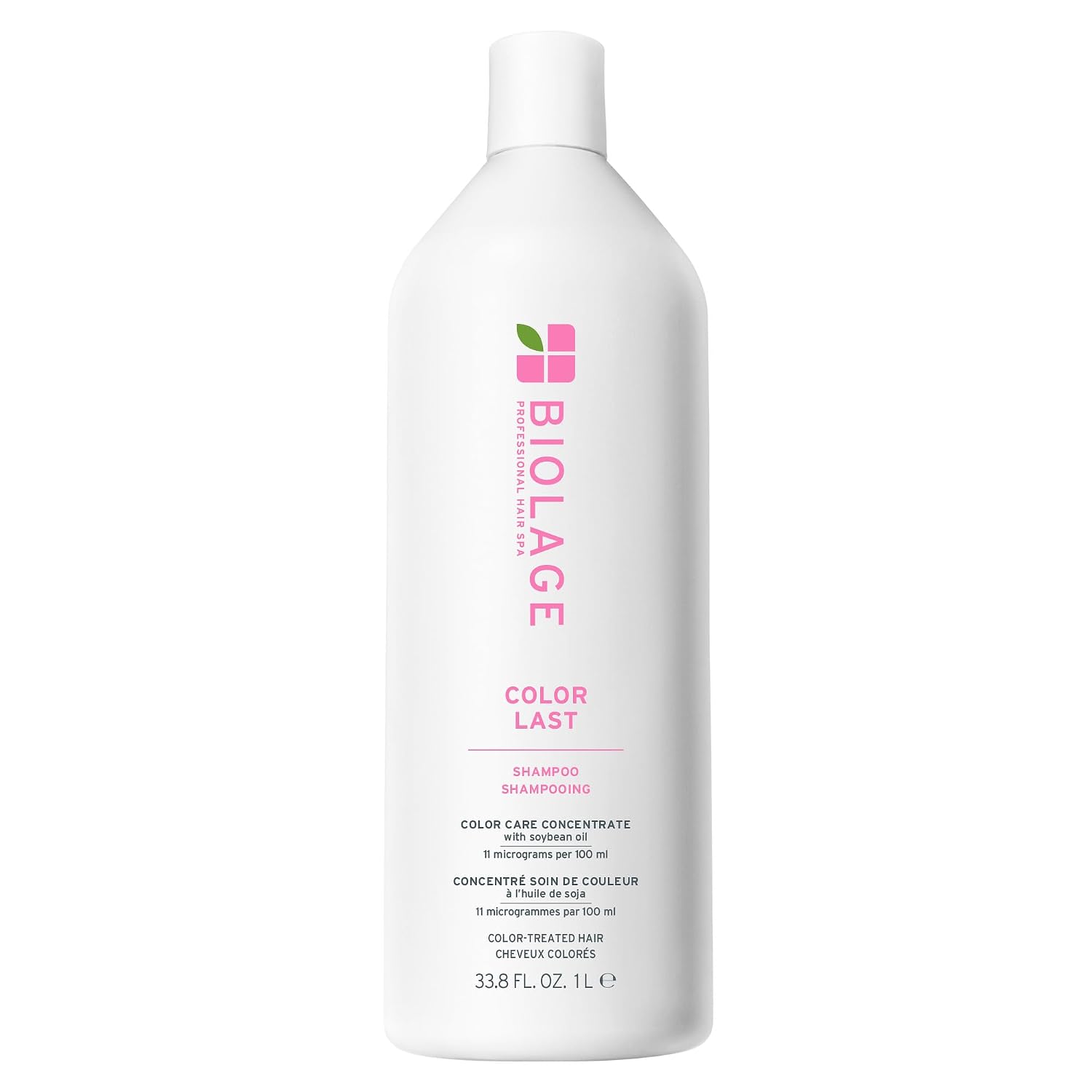 Biolage Color Last Shampoo - For Color-Treated Hair, Gently Cleanses, Nourishes, Strengthens, Hydrates And Adds Shine, Soybean Oil & Stearic Acid, Paraben & Mineral Oil-Free, Vegan
