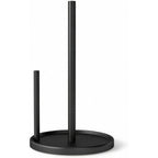 Paper Towel Holder Countertop, Black Kitchen Paper Towels Holder, Paper Roll Holder With Weighted Base