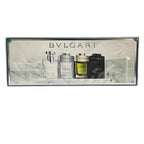 Bvlgari The Mens Gift Collection For Men - 4 Pc Mini Gift Set 5Ml Pour Homme(Edt), Edp- Rain Essence, Wood Essence, Man In Black.