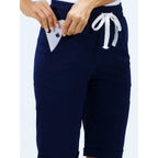 Shorts for Women Cotton Bermuda Shorts with Pockets Elastic Waist Knee Length Casual Athletic Walking Shorts