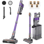 Ilife Cordless Stick Vacuum Cleaner With Auto-Empty System For Pet Hair