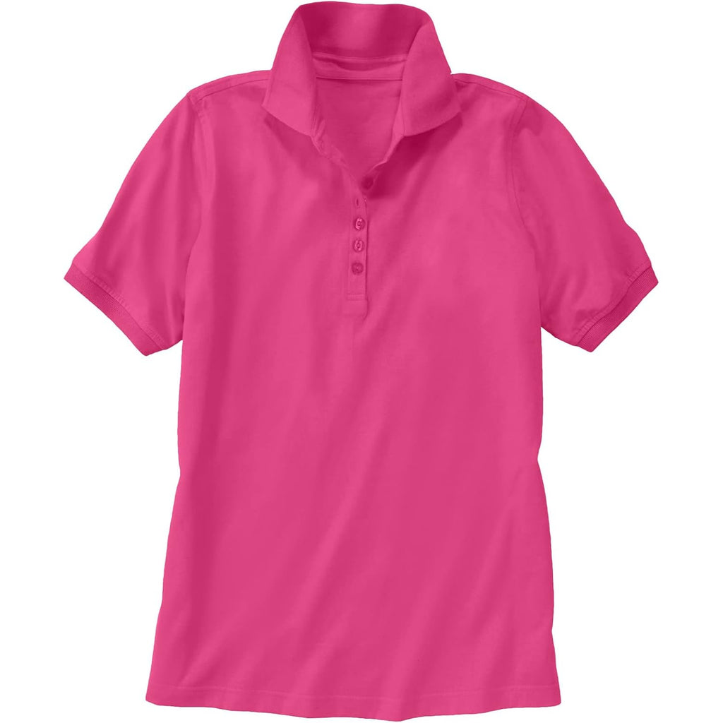 Woman Within Plus Size Perfect Short-Sleeve Polo Shirt