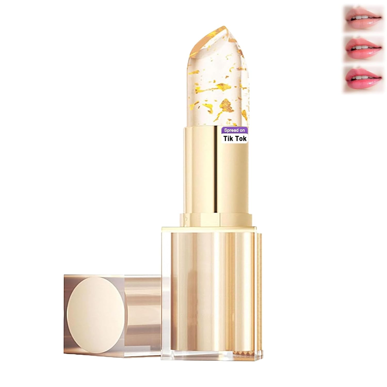Transferproof Color Changing Lipstick for Women,Ph Lipstick Color Changing,Clear Lip stick That Changes Color,Long Lasting 24 Hours Moisturizing Glossy Shine Lip Gloss for Women (1pcs)