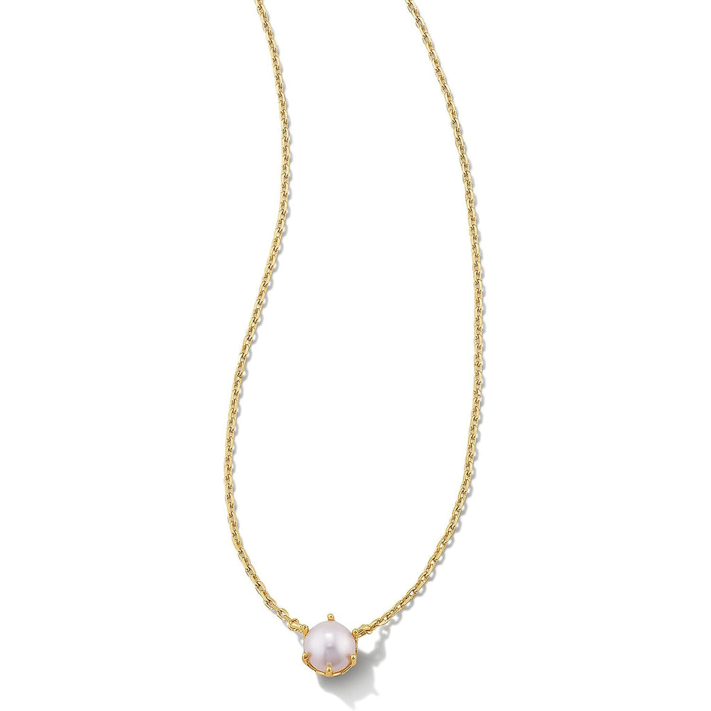 Kendra Scott Ashton Pendant Necklace in White Pearl, Fashion Jewelry for Women