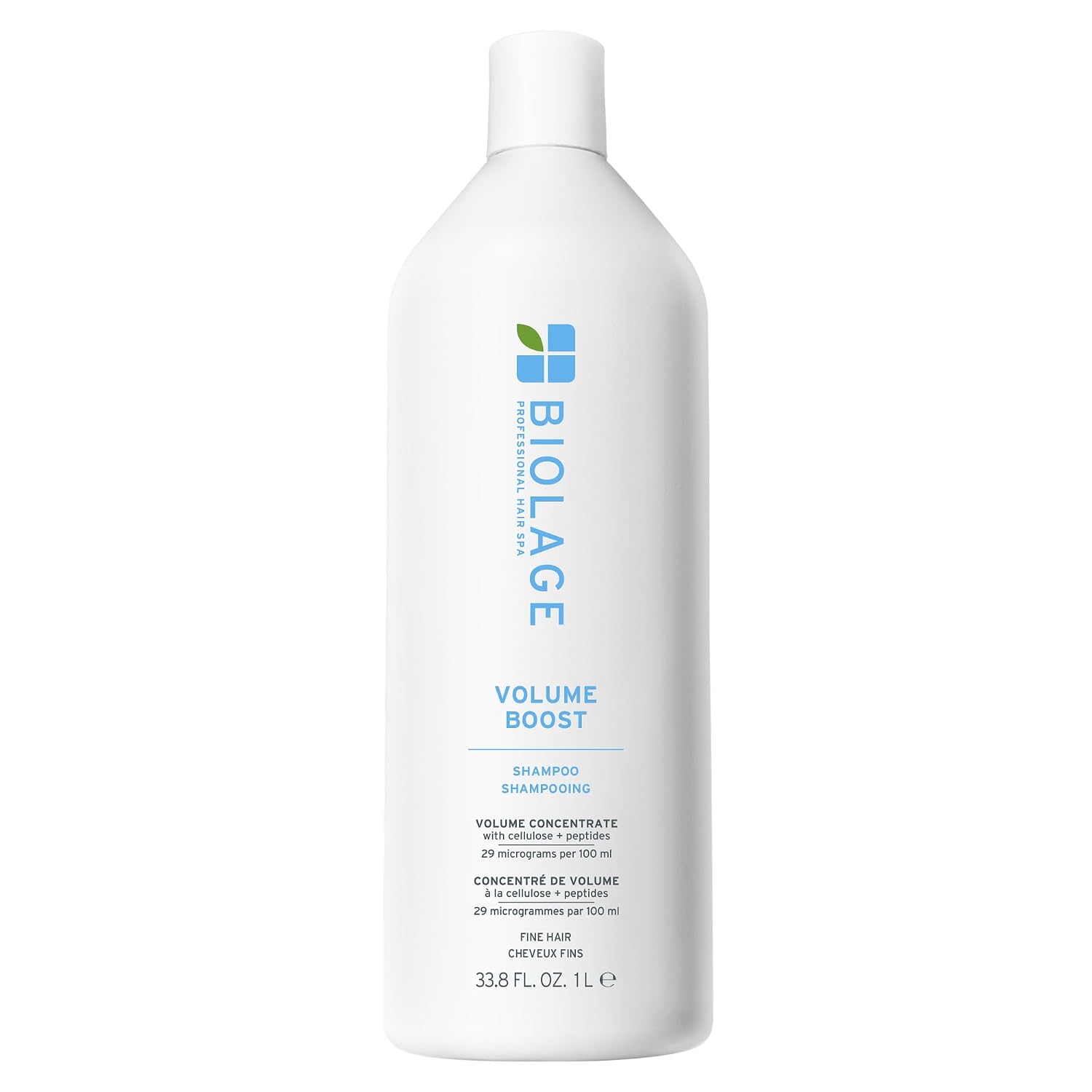Biolage Volume Boost Shampoo For Fine Hair – Creates Lasting, Lightweight Volume, Root Lift & Shine, With Cellulose And Peptides, Vegan, Paraben And Silicone-Free