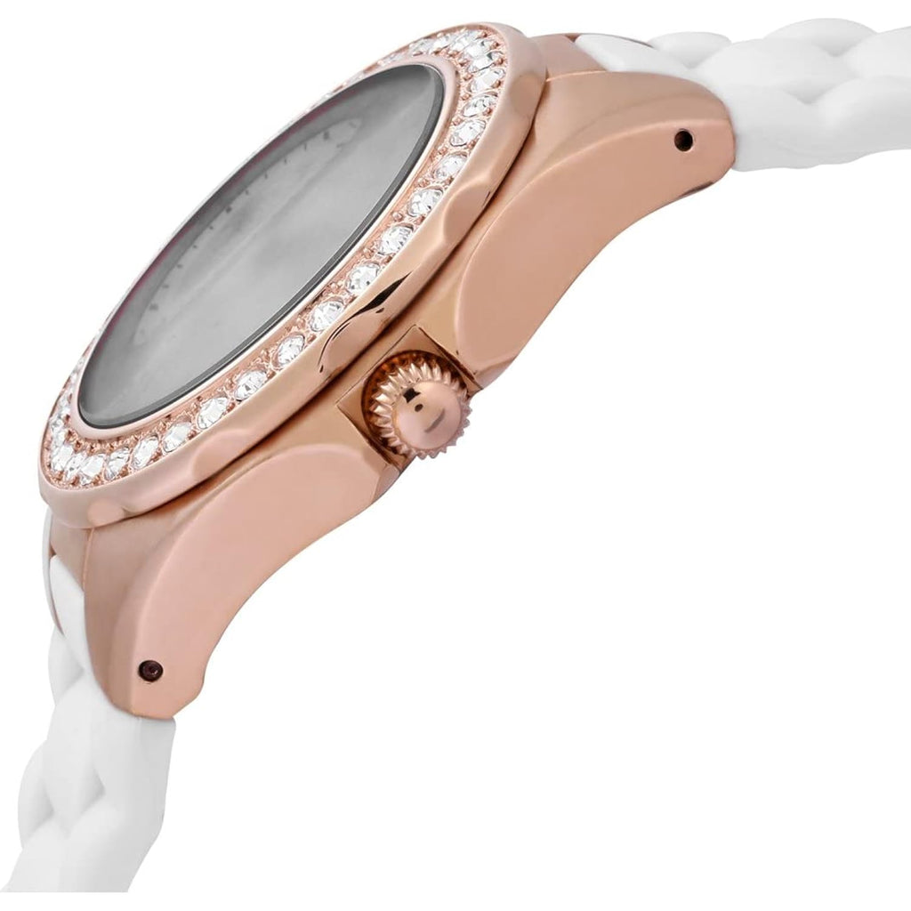 Invicta Women'S 1644 Angel Jelly Fish Crystal Accented White Dial Watch