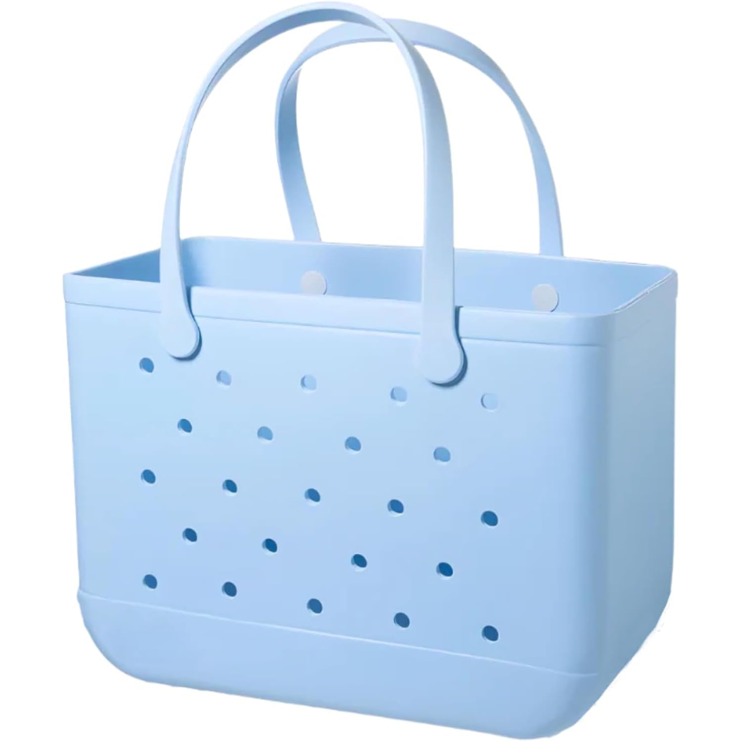 Extra-Large Tote Beach Bag - 19In L X 9In W X 13In H, Waterproof & Sandproof & Washable, Shoulder Shopping Handbag Casual Travel Totes Bag For Pool, Boat, Groceries, Work, Sports丨Sky Blue
