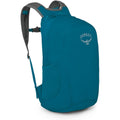 Osprey Ultralight Collapsible Stuff Pack - Lightweight, Packable Travel Backpack — Extra Bag For Travel And Every Day — 18 L Capacity Daypack To Expand Luggage, Waterfront Blue