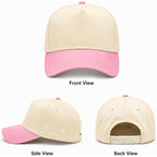Vintage Canvas Embroidery Funny Hats Put It On My Husband's Tab Hat Adjustable Baseball Cap for Men Women Don't Hate Me It Turns Me on Pink