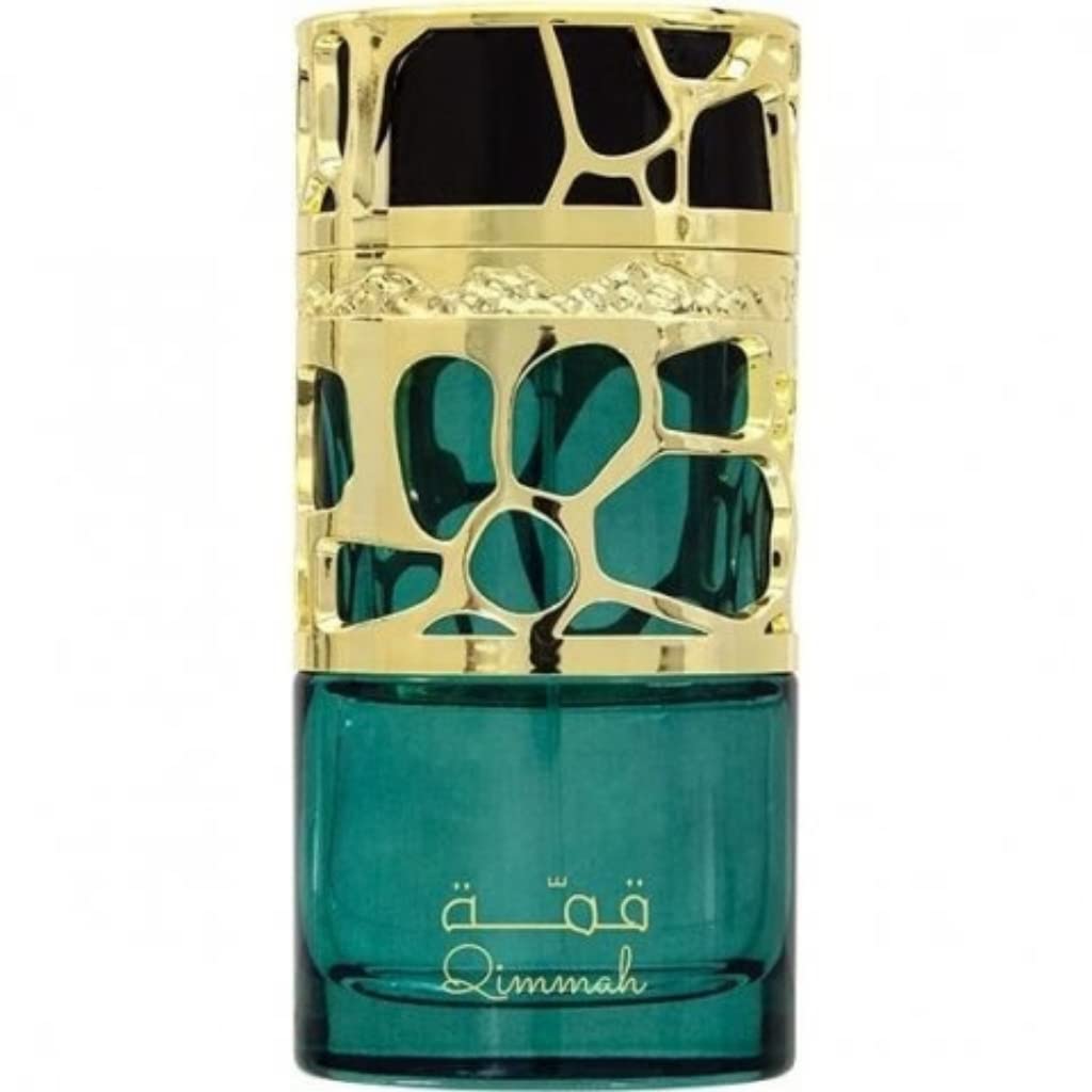 Lattafa Perfumes Qimmah for Women EDP (Eau De Parfum) - 100ML (3.4 oz) |Featuring notes: Cedar, Oudh, Myrrh, Amber, Lavender I