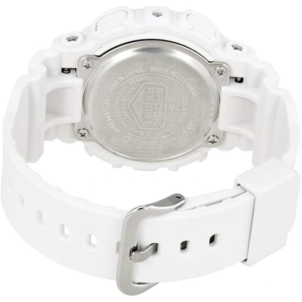 Casio Women'S Gms-S120Mf-7A2Cr G Shock Analog-Digital Display Quartz White Watch