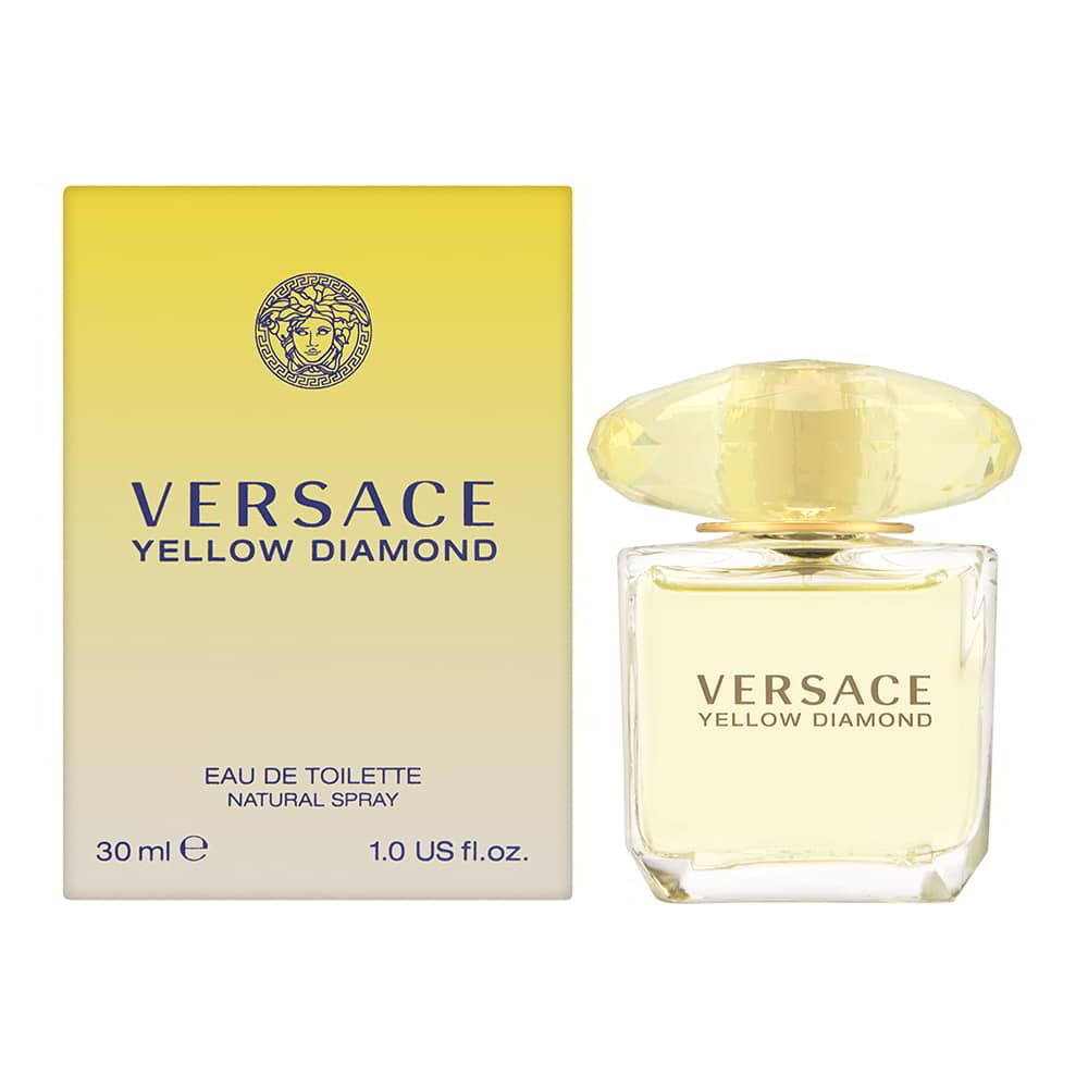 Versace Eau de Toilette Spray, Yellow Diamonds, 1.0 Fluid Ounce