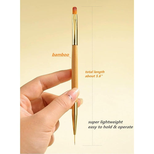 5PCS Dotting Pens and 3PCS Nail Painting Brushes, Double Ended Nail Brushes and Dotting Tool Kit, Nail Art Design Tools