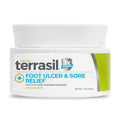 terrasil Foot Ulcer & Sore Relief, Natural Diabetic Foot Cream to Soothe & Moisturize Dry Cracked Skin & Diabetic Ulcers. Hypoallergenic – 3X Power (1.5oz)