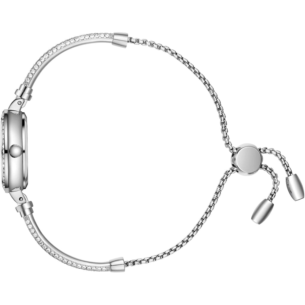 Rose Gold Petite Bracelet Watch for Women, Diamond Dress Analog Hexagonal Mini Women Watch Waterproof