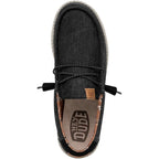 Heydude Men'S Wally Washed Canvas, Men’S Shoes, Slip-On Loafers, Comfortable & Light-Weight