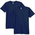 American Apparel Unisex Adult Fine Jersey T-Shirt, Style G2001, Multipack