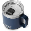 Yeti Rambler 14 Oz Ceramic Lined Stackable Mug, Vacuum Insulated, Stainless Steel With Magslider Lid, Navy