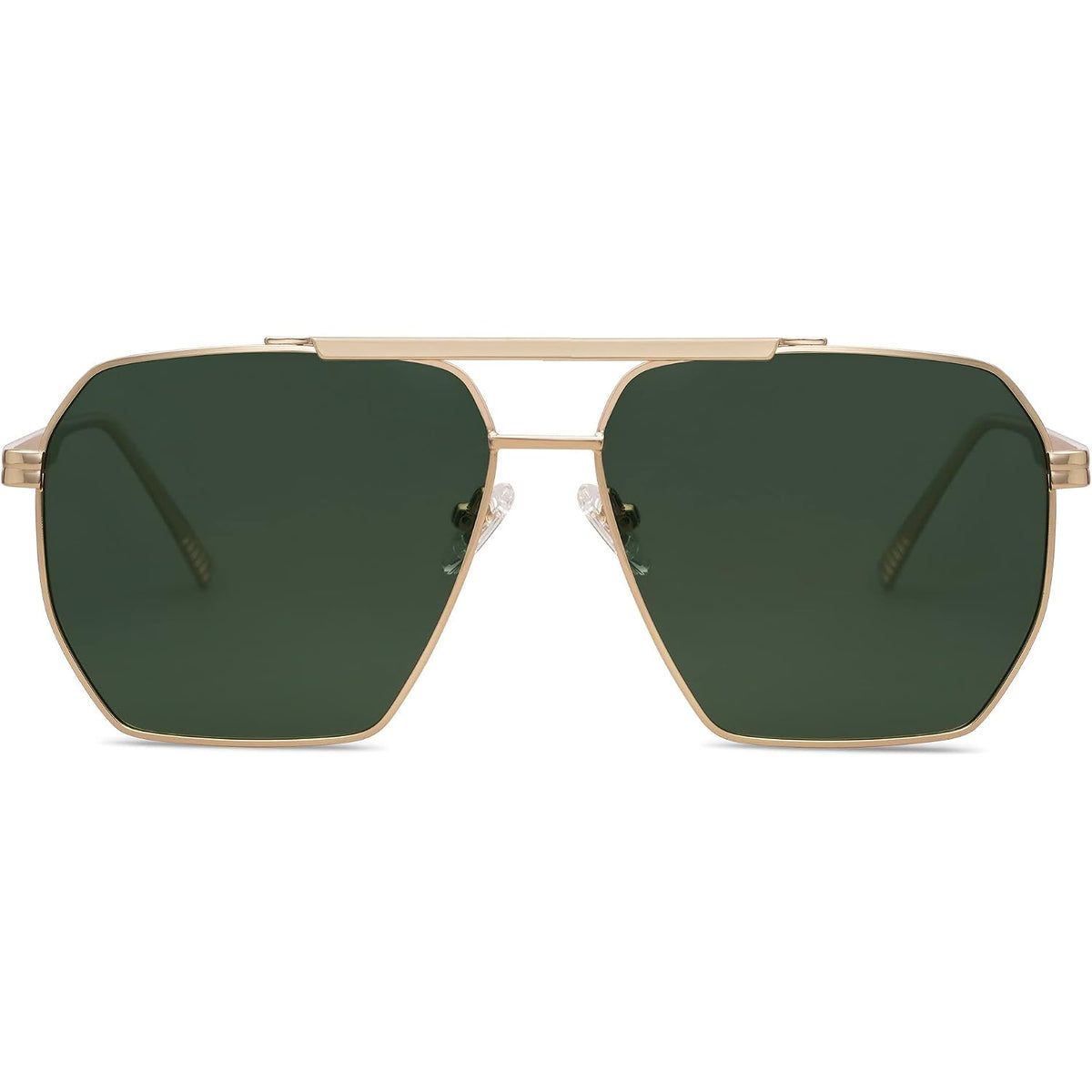 Sojos Retro Oversized Square Polarized Sunglasses For Women Men Vintage Shades Classic Large Metal Sun Glasses
