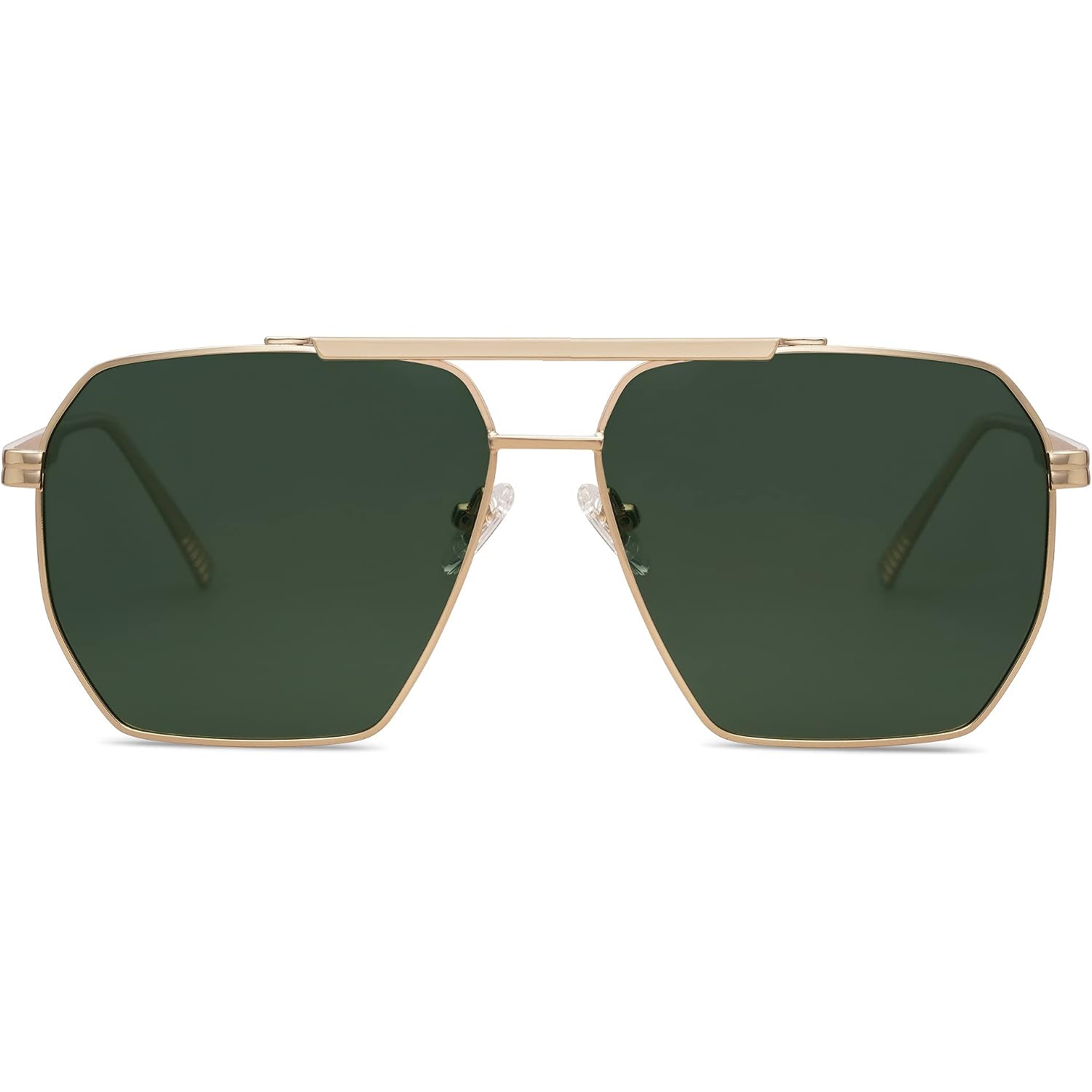 Sojos Retro Oversized Square Polarized Sunglasses For Women Men Vintage Shades Classic Large Metal Sun Glasses