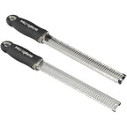 Microplane Premium Classic Series Zester 18/8, Black - Lemon Zester & Cheese Grater & Vegetable Grater - Citrus, Parmesan Cheese, Garlic, Ginger, Nutmeg, Chocolate - Stainless Steel Grater