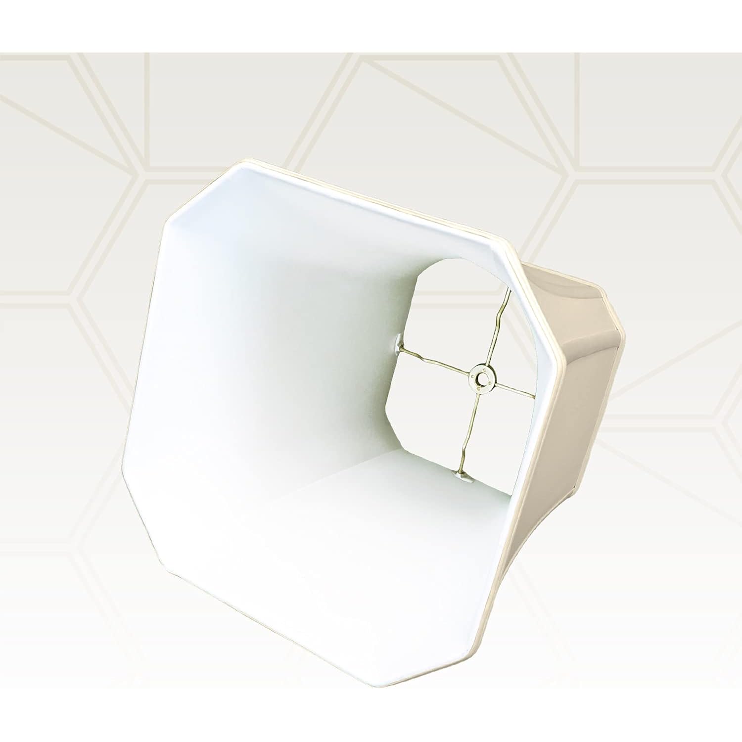 Royal Designs Bs-716-14Bg Square Cut Corner Basic Lamp Shade, 9 X 14 X 12.5, Beige