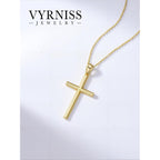 18K Gold Cross Pendant for Women Gold Cross Necklace 18K Gold Jewelry Religious Gift