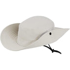 Womens Summer Sun-Hat Outdoor UV Protection Fishing Hat Wide Brim Foldable-Beach-Bucket-Hat with Ponytail-Hole