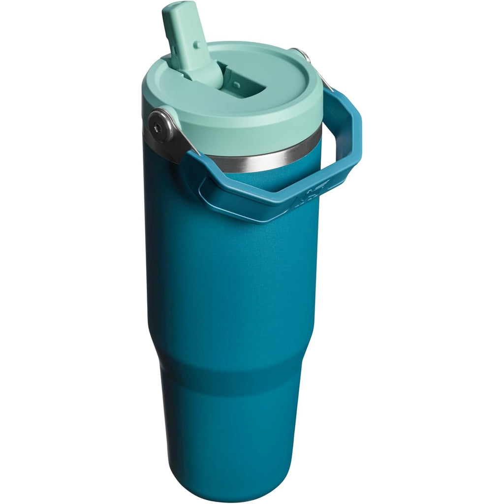 Stanley Iceflow 2.0 Flip Straw Tumbler With Handle 30 Oz | Twist On Lid And Flip Up Straw | Leak Resistant Water Bottle | Insulated Stainless Steel | Bpa-Free | Coastal Teal