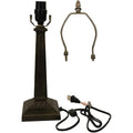 Huimeiju Table Lamp Base With 10-14 Inch Lampshade, Tiffany Table Lamp Base (Square)