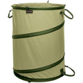 Fiskars Kangaroo Collapsible Garden Bag With Heavy Duty Hardshell Bottom For Yard Waste, 30 Gallon Reusable Container For Lawn Care And Gardening