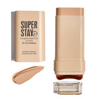 Buildable Full Coverage Foundation Stick, Matte Cream Foundation Makeup For Face & Body, Waterproof Sweat & Transfer Proof Foundation & Concealer, Smooth Finish, 2 In 1 Portable Foundation With Brush