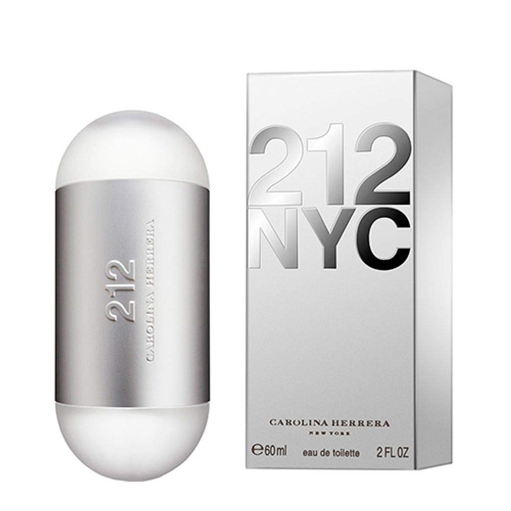 Carolina Herrera 212 Nyc Fragrance For Women - Floral Notes - Sensual And Feminine Scent - Multi Layered Fragrance Of Zestful Energy Inside - Sandalwood And Bergamont - Edt Spray - 2 Oz