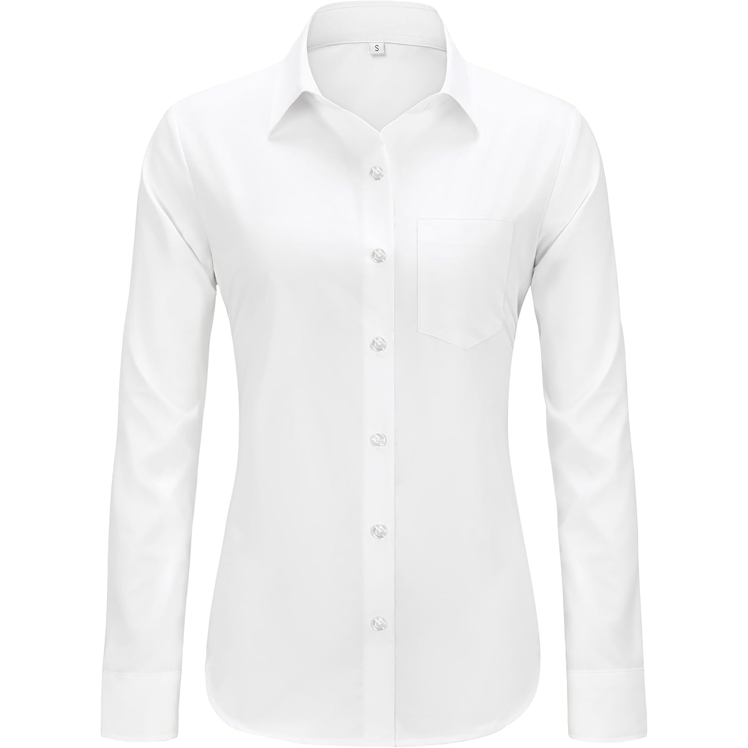 J.Ver Button Down Shirts For Women Wrinkle Free Long Sleeve Dress Shirt Business Casual Work Blouse With Pocket