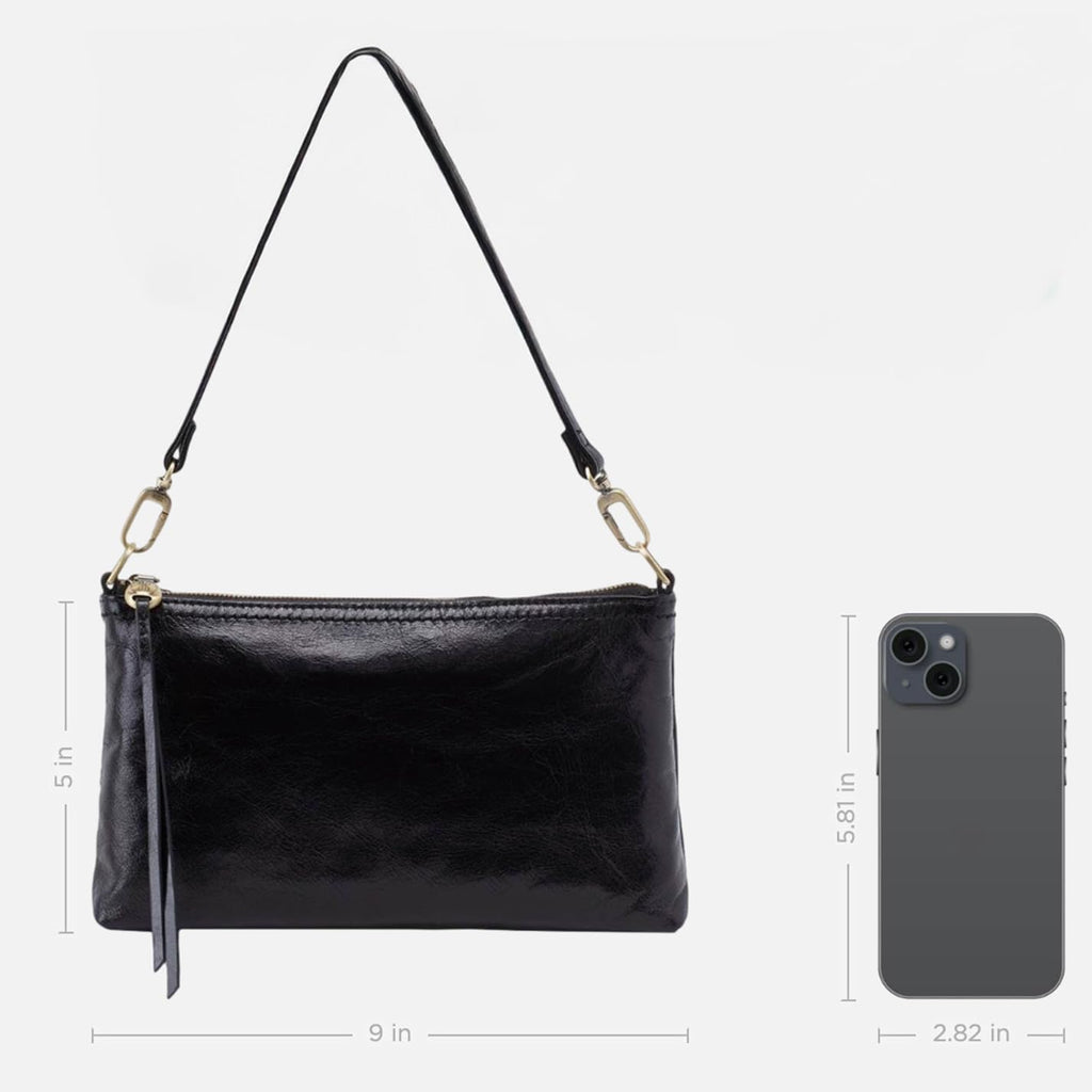 Hobo Darcy Leather Convertible 3-In-1 Crossbody Bag With Removable & Adjustable Strap, Exterior Phone Slip Pocket