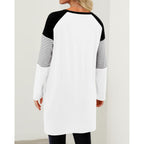 Women's Short Sleeve Tunic Tops Summer for Leggings Casual Long Tunics with Pockets T Shirts