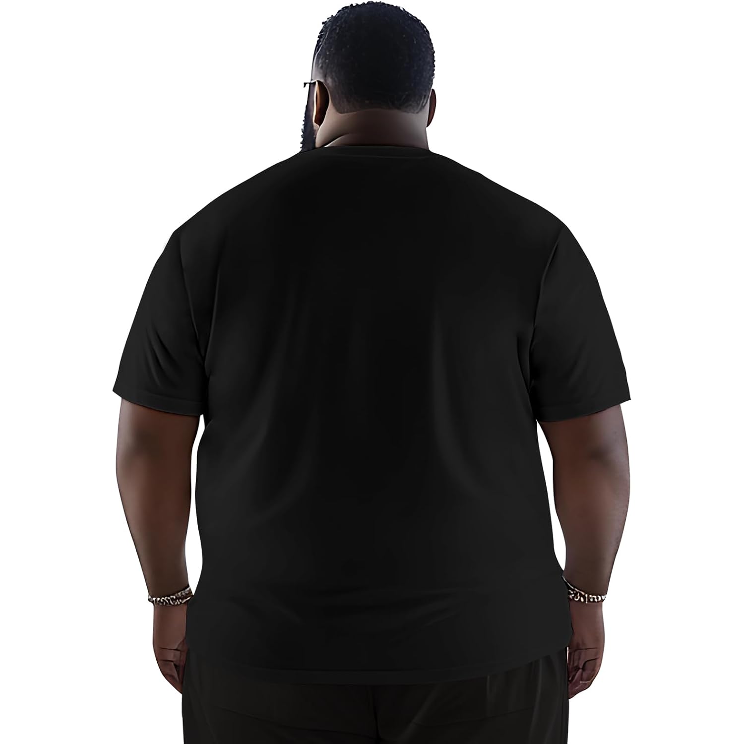 Men'S 3Xl-8Xl Big And Tall T-Shirts Casual Stretch Short-Sleeve Tee For Men