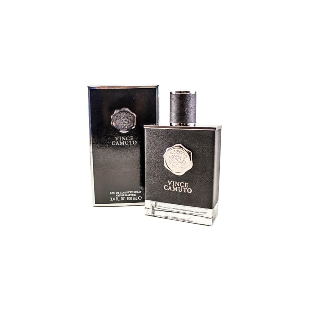 Vince Camuto Eau de Toilette Spray Cologne for Men, Fresh and Woody Scent, Notes of Bergamot, Sensual Leather, Vetiver, Rich Musk, Long Lasting Fragrance