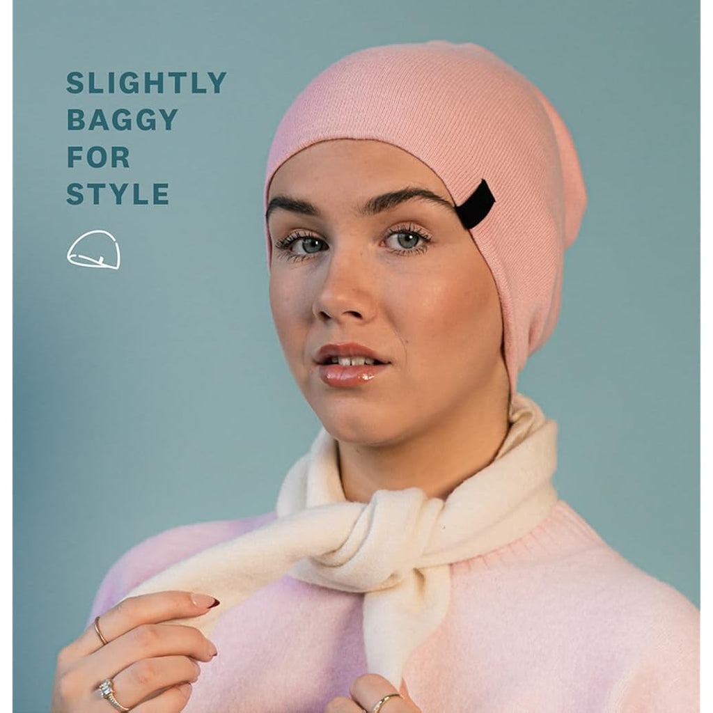 Chemo Beanie Cap - Soft and Skin Friendly - 100% Cotton Soft Pink