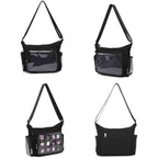 Canvas Ita Bag Crossbody Shoulder Bag Kawaii Purses And Handbags With Anime Pins Display Medium