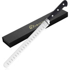 Brisket Slicing Knife - Ultra Sharp Premium 11-inch Stainless Steel Carving Knife for Slicing Roasts, Meats, Fruits and Vegetables