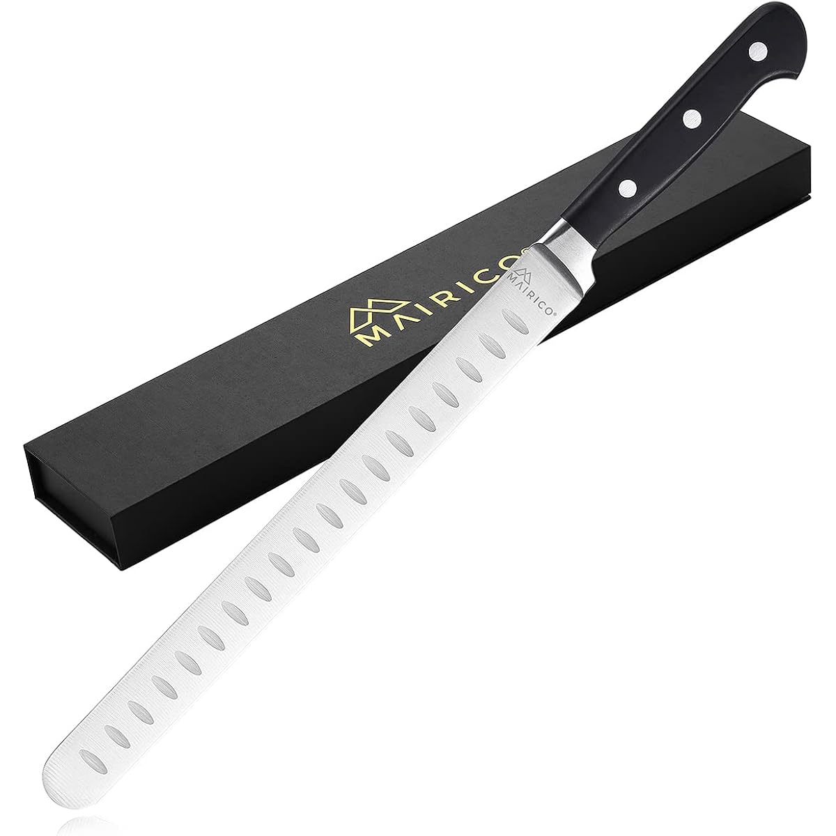 Brisket Slicing Knife - Ultra Sharp Premium 11-inch Stainless Steel Carving Knife for Slicing Roasts, Meats, Fruits and Vegetables