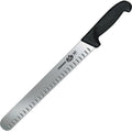 Victorinox Swiss Army Cutlery Fibrox Pro Slicing Knife, Granton Blade, 12-Inch