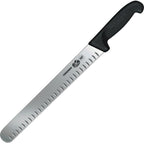 Victorinox Swiss Army Cutlery Fibrox Pro Slicing Knife, Granton Blade, 12-Inch