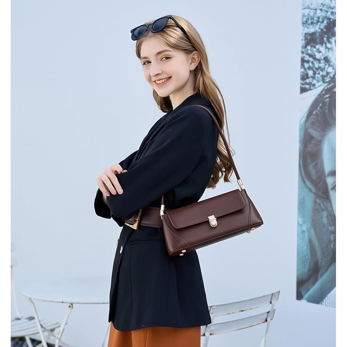 WSRYDJDL Shoulder Bags for Women Vintage Handbag Retro Classic Small Purse Cute Hobo Tote Handbag Mini Clutch Purse