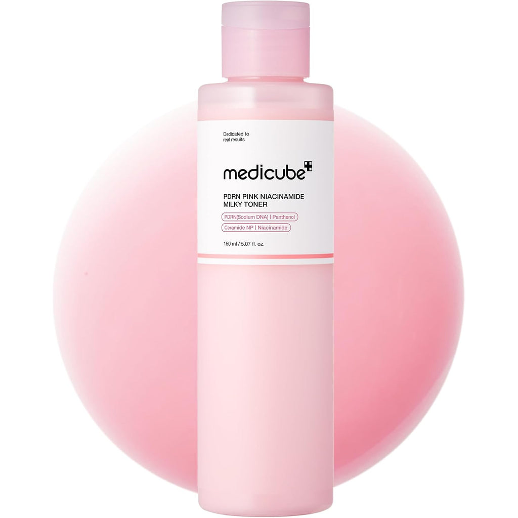 Medicube Pdrn Toner Salmon Dna Milky Toner | For Hydrating, Moisturizing, Soothing With Ceramide, Peptide | Glass Glow Skin | Korean Skincare, 5.07 Fl.Oz