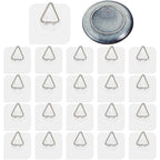Wall Plate Hangers For Display - Invisible Adhesive Picture Hangers For Wall - Ideal For Hanging Decorative Plates | Photo Frames | Paintings - 2.4 Inch